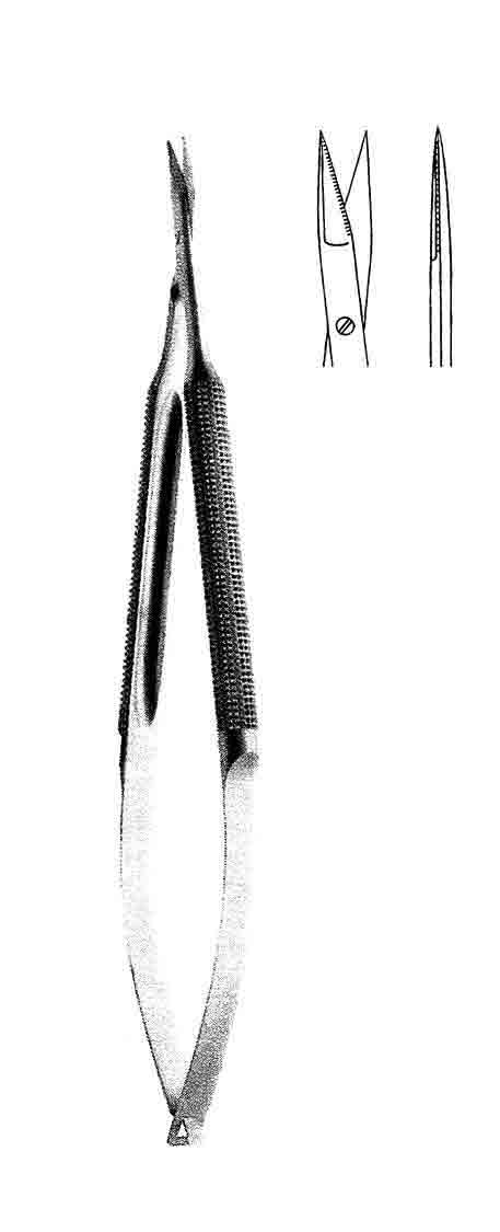 MİKRO MAKAS DÜZ 9MM15CM